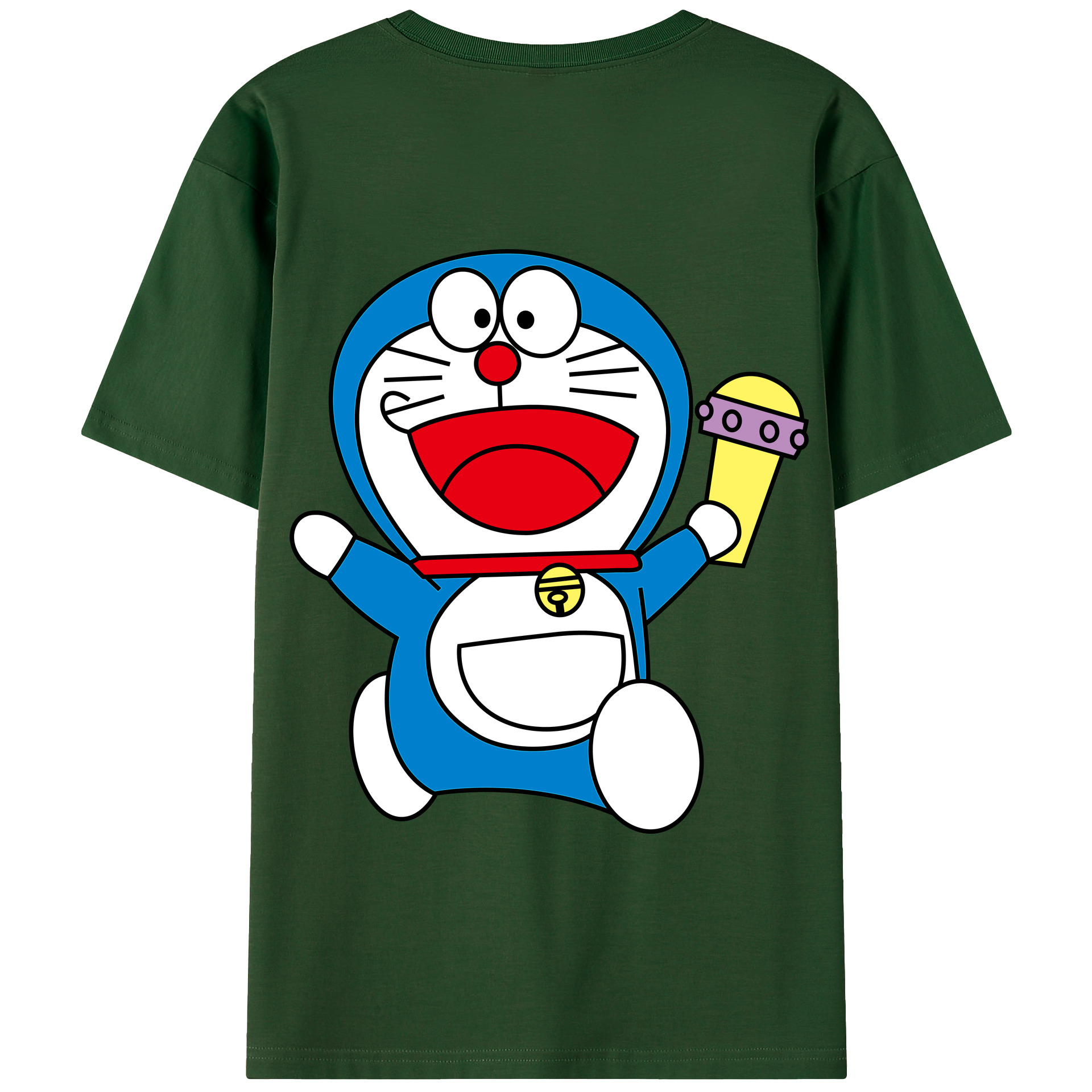 （画像用） ドラえもん Doraemon 綿100％半袖Tシャツ（背面プリント）